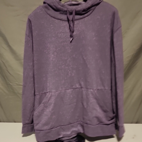 Champion Purple Hooded Sweatshirt - Picture 1 of 5